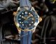 Best Quality Copy Omega Seamaster Diver 300M Watches Rose Gold and Blue (3)_th.jpg